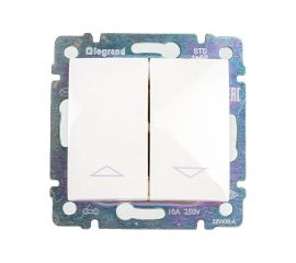 Кнопка для управления рольставнями Legrand СЛНК VLN 774314 