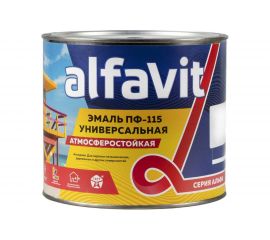 Эмаль KRAFOR Альфа ПФ-115 белая 1,9 кг 6 30773 