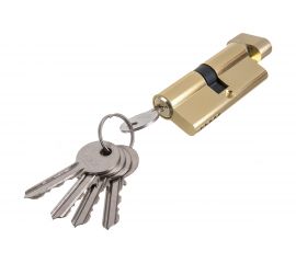 Цилиндровый механизм с вертушкой AJAX AX102/70 mm 30+10+30 PB латунь 5 кл. 39845 