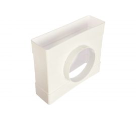 Соединитель Т-образный плоских воздуховодов 60х204 мм с выходом на фланцевый воздухораспределитель 100 мм ERA 620ТФ10П 