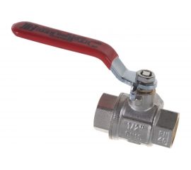 Шаровый кран Terma RED 1/2 Т-образный, трехходовой, ручка 31058 26158 