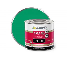 Эмаль Лакра ПФ-115 ярко-зеленая, 2 кг 90000800787 