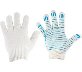 Перчатки с ПВХ РемоКолор 10 класс вязки, 4-х нитка, 24-2-002 