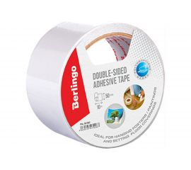 Двусторонняя клейкая лента Berlingo 50 мм х 10 м, основа полипропилен FSn_501022 