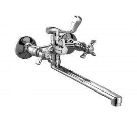 Смеситель для ванны и умывальника FRAP F2124 1/2 керамическая кран-букса, картриджный переключатель 512773 