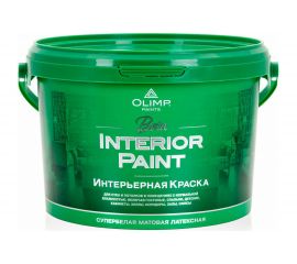 Краска экологичная для стен и потолков OLIMP БЕТА 2,5 л 10125 