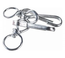 Карабин с вертлюгом Партнер тип А, 30 мм, оцинкованный, 2 шт 827246 