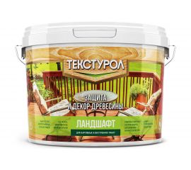 Деревозащитное средство на водной основе Текстурол Ландшафт пихта 9л Лк-00003711 