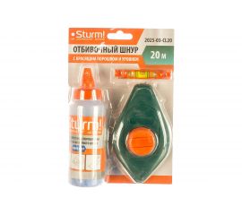 Отбивочный шнур 20 м, Sturm 2025-03-CL20 