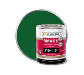 Эмаль Лакра ПФ-115 темно-зеленая, 2.8 кг 90001804654 
