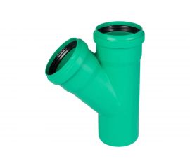 Тройник ливневой канализации Ostendorf 160/110, 45 градусов 772350 