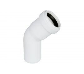 Канализационный отвод Ostendorf белый, 32 мм, 45 градусов 559320 