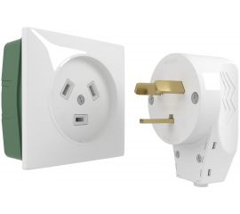 Комплект: розетка с вилкой для электроплиты WERKEL W1189201 32А 250В, a053500 