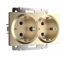 Двойная розетка с заземлением Werkel W1172010 a051432 