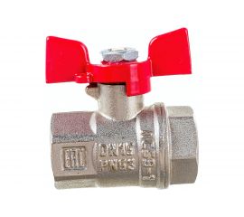 Шаровой кран VALFEX PREMIUM для воды, 1/2"" ВР/ВР, бабочка VF.217.NB1.012.PREMIUM 