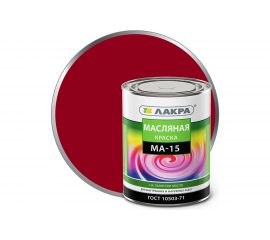 Краска Лакра МА-15 красна, 0.9 кг 90001989521 