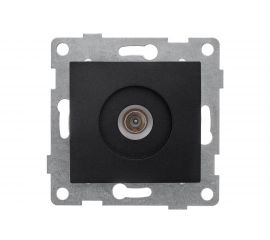 Механизм антенной розетки GUSI ELECTRIC Bravo одинарной, СУ, графит С10А1-010 