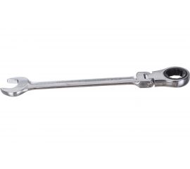 Комбинированный трещоточный ключ МастерАлмаз с гибкой головкой, 180 град, 32 мм 10502930 