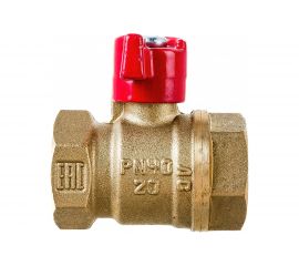 Шаровой кран БАЗ 11Б27п1 Ду20, А30/1, вр/вр, бабочка, латунь 00-00002274 