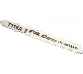 Пилки (2 шт; HSS; 21 TPI; 75x50 мм; h=1.5-3 мм) для лобзика T118A Pilorama 541181 