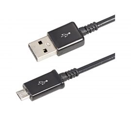 Кабель REXANT USB microUSB длинный штекер 1М черный 18-4268 