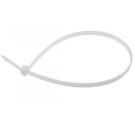 Нейлоновая хомут-стяжка с тройным замком REXANT 350x4,8 мм, белая, упаковка 100 шт. 67-0350 