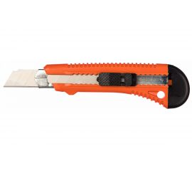 Нож,18 мм, выдвижное лезвие, металлическая направляющая SPARTA 78973 