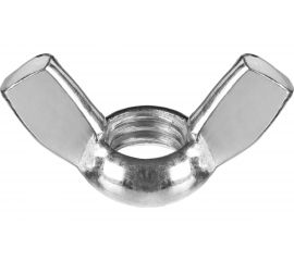 Гайка ЗУБР DIN 315 барашковая, M10, 2 шт, оцинкованная, 303736-10 