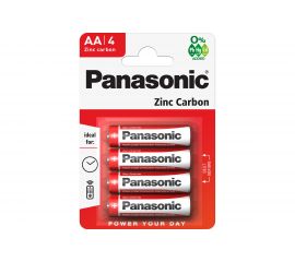 Батарейка Panasonic R6 Zinc Carbon BL4 166 