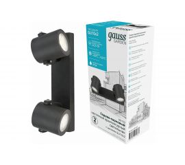 Настенный садово-парковый светильник Gauss Sonata архитектурный, 2xGU10, 280x90x130mm GD153 