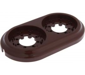 Рамка 2-местная Bylectrica, серия РЕТРО ЮЛИГ.735212.471, коричневый 