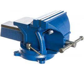 Слесарные тиски 150 мм, поворотные, стальные, с наковальней 11,5кг GRIFF g164010 