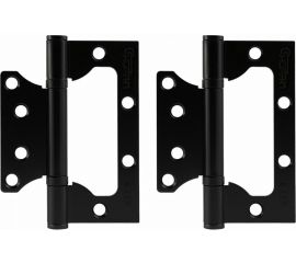 Петля накладная универсальная НОРА-М STD 800-4"" FHP-STD без колп.(черный, 100x75x2,5 мм) 18473 