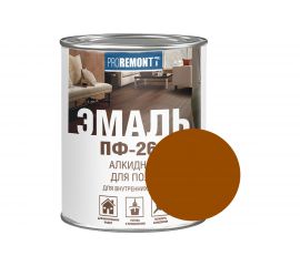 Эмаль PROREMONTT ПФ-266 желто-коричневая, 0.9 кг Лк-00004601 