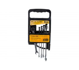 Набор гаечных трещоточных ключей КВТ НТК-5 8-14 79200 