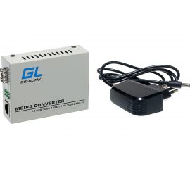 Конвертер UTP-SFP GIGALINK 10/100/1000Мбит/с в 1000Мбит/с, rev2 GL-MC-UTPG-SFPG-F.r2 