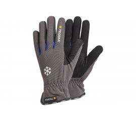 Утепленные перчатки из искусственной кожи на полной подкладке TEGERA, размер 10 417-10 