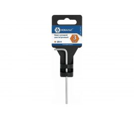 Ключ угловой шестигранный 3 мм Cr-V КОБАЛЬТ 649-752 