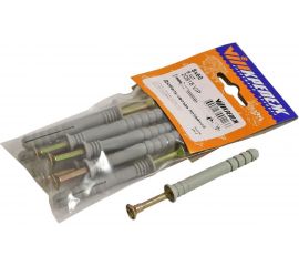 Потайной дюбель-гвоздь VIPкрепеж бортик, 8х60, 9 шт. 20818 VIP 