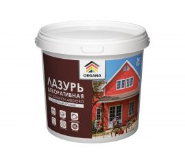 Декоративная лазурь Organa Сoloured Varnish кофе, 1 кг 106856 