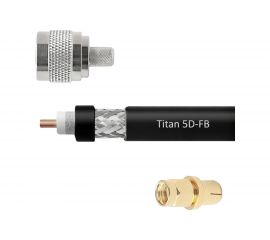 Кабельная сборка VEGATEL 5D/FB Titan N-male - SMA-male 15м R10830 