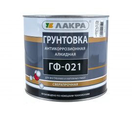 Грунт Лакра ГФ-021 серый, 2.5 кг 90000674187 