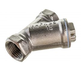 Cетчатый фильтр для воды VALFEX 1/2"" ВР/ВР никелированная латунь, под пломбу 46Б5фт1 VF.192.LN0.012.Bir 