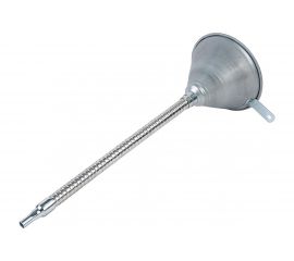 Воронка металлическая с гибким наконечником 370 мм JTC-3108A 