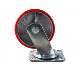 Большегрузное полиуретановое колесо поворотное с панелью SCP 55 (125 мм; 280 кг) А5 1000102 