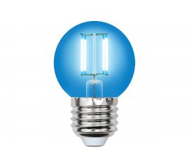 Лампа Uniel LED-G45-5W/BLUE/E27 GLA02BL Форма шар UL-00002990 