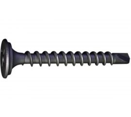 Самонарезающий винт со сверловым концом Grabber Scavenger PH2 3,5х25 мм Чёрный фосфат 500 шт. DS-25-500DIY 