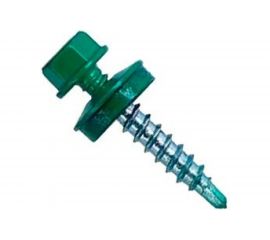 Кровельный саморез по металлу Daxmer 5,5х19 RAL 6005 250шт 04277 