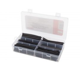 Набор термоусадочных трубок REXANT №1 ТУТнг черная, 305 шт. 29-0131 