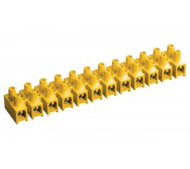 Клеммник IEK, 12x16, ЗВИ-60, н/г, желтый UZV7-060-16 